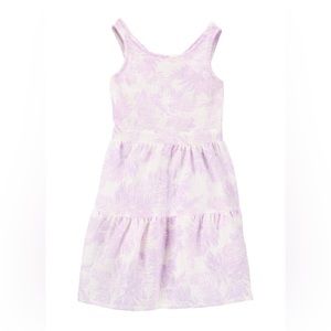 CARTERS NWT sz 7 LAVENDER TROPICAL SUNDRESS